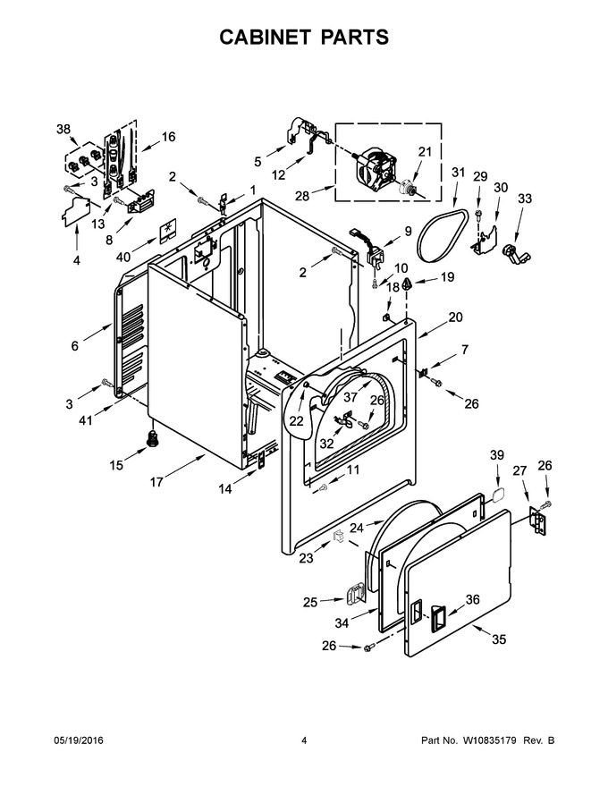 Diagram for NED4705EW1