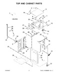 Diagram for 02 - Top And Cabinet Parts