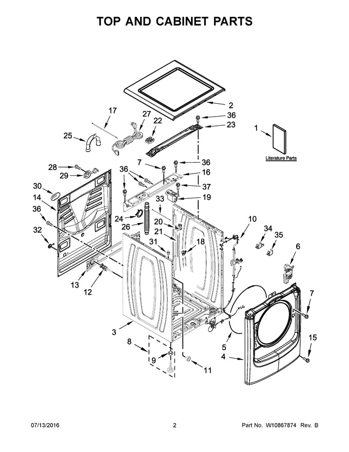 Diagram for MHW3505FW0