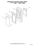 Diagram for 02 - Microwave Control Panel Parts