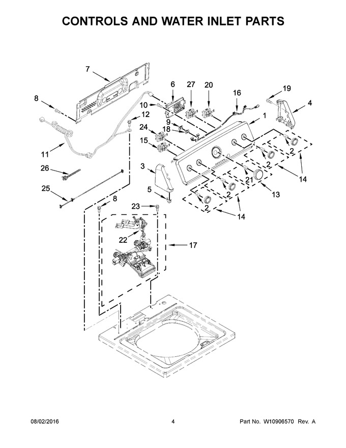 Diagram for MVWC416FW0