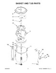 Diagram for 04 - Basket And Tub Parts