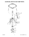 Diagram for 05 - Gearcase, Motor And Pump Parts