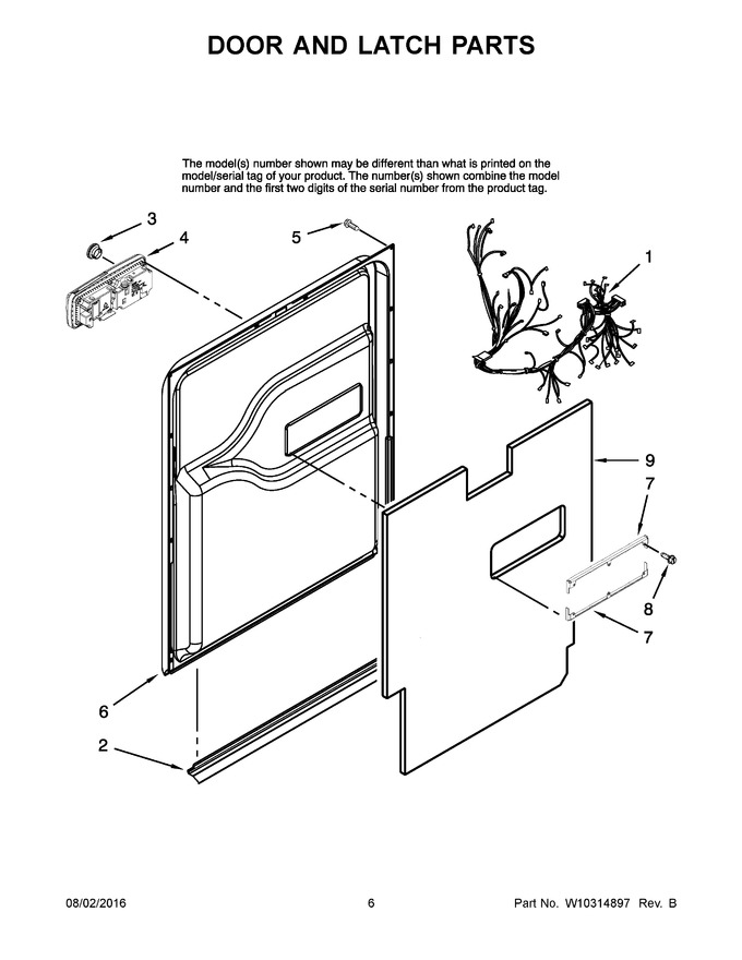 Diagram for JDB1255AWS2