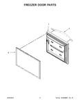 Diagram for 04 - Freezer Door Parts