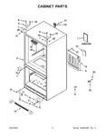 Diagram for 02 - Cabinet Parts