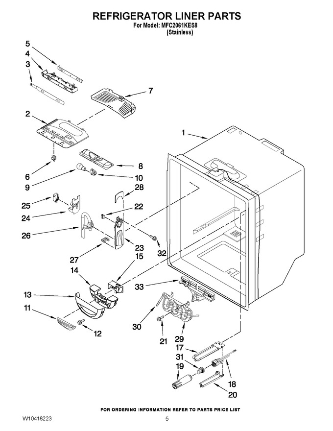 Diagram for MFC2061KES8