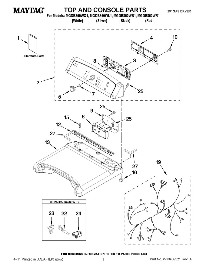 Diagram for MGDB850WQ1