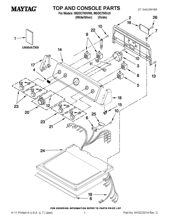 Diagram for MGDC700VJ0