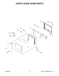 Diagram for 04 - Upper Oven Door Parts