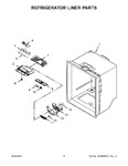 Diagram for 03 - Refrigerator Liner Parts