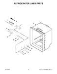 Diagram for 03 - Refrigerator Liner Parts