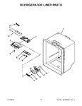 Diagram for 03 - Refrigerator Liner Parts