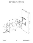 Diagram for 09 - Dispenser Front Parts