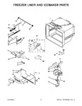 Diagram for 04 - Freezer Liner And Icemaker Parts