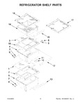 Diagram for 04 - Refrigerator Shelf Parts