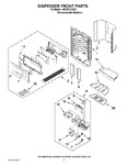 Diagram for 08 - Dispenser Front Parts