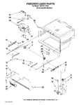 Diagram for 06 - Freezer Liner Parts