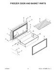 Diagram for 08 - Freezer Door And Basket Parts