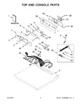 Diagram for 02 - Top And Console Parts