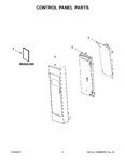 Diagram for 02 - Control Panel Parts