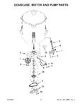 Diagram for 05 - Gearcase, Motor And Pump Parts