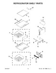 Diagram for 08 - Refrigerator Shelf Parts