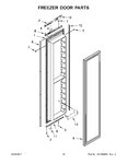 Diagram for 10 - Freezer Door Parts