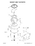 Diagram for 04 - Basket And Tub Parts