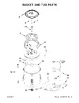 Diagram for 04 - Basket And Tub Parts