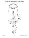 Diagram for 05 - Gearcase, Motor And Pump Parts