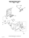 Diagram for 08 - Dispenser Front Parts