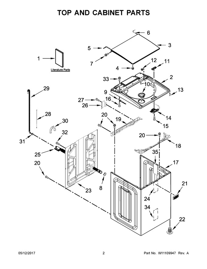 Diagram for MVWB855DW2