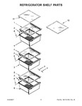 Diagram for 04 - Refrigerator Shelf Parts