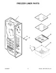 Diagram for 05 - Freezer Liner Parts