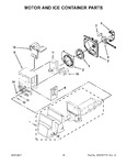 Diagram for 10 - Motor And Ice Container Parts