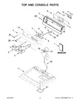 Diagram for 02 - Top And Console Parts