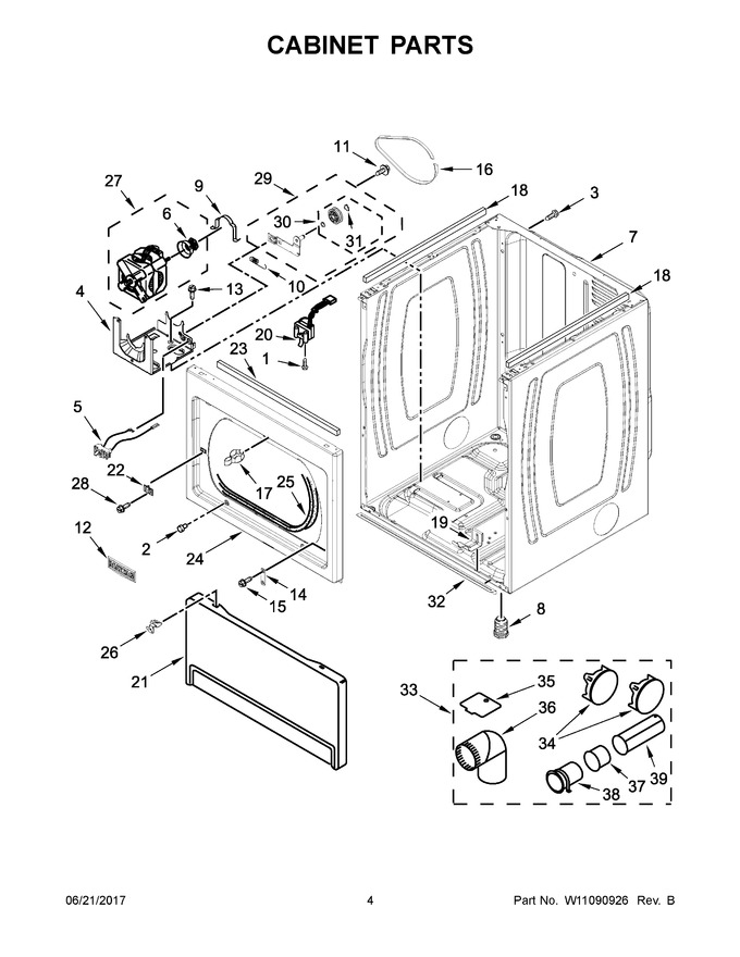 Diagram for YMEDB765FW0