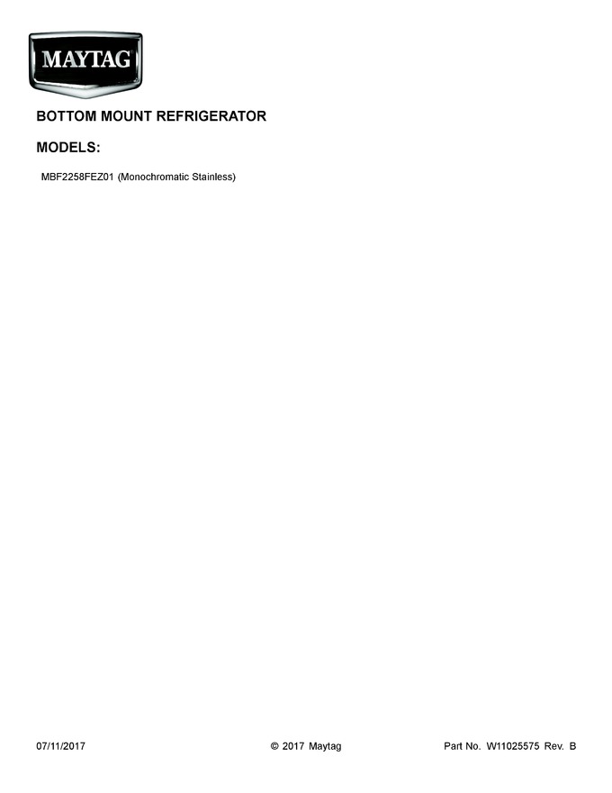 Diagram for MBF2258FEZ01