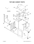 Diagram for 02 - Top And Cabinet Parts