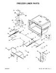 Diagram for 04 - Freezer Liner Parts