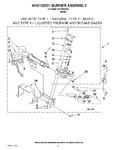 Diagram for 09 - W10135231 Burner Assembly