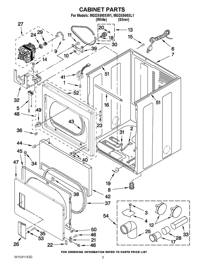 Diagram for MGDX500XL1