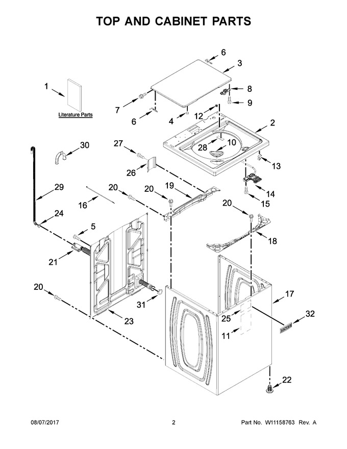 Diagram for MVWC565FW1