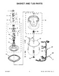 Diagram for 04 - Basket And Tub Parts