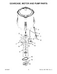 Diagram for 05 - Gearcase, Motor And Pump Parts