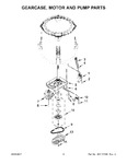 Diagram for 05 - Gearcase, Motor And Pump Parts