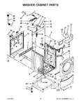 Diagram for 10 - Washer Cabinet Parts