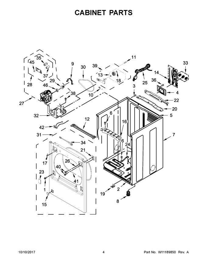 Diagram for MGDB855DW4