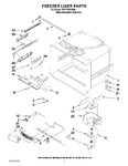 Diagram for 02 - Freezer Liner Parts